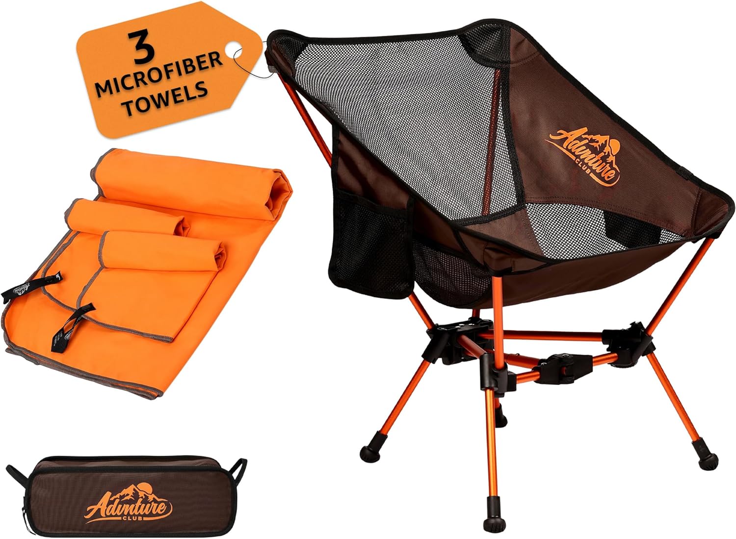 Comfortable Backpack Chair with Towels - On-the-Go Luxury