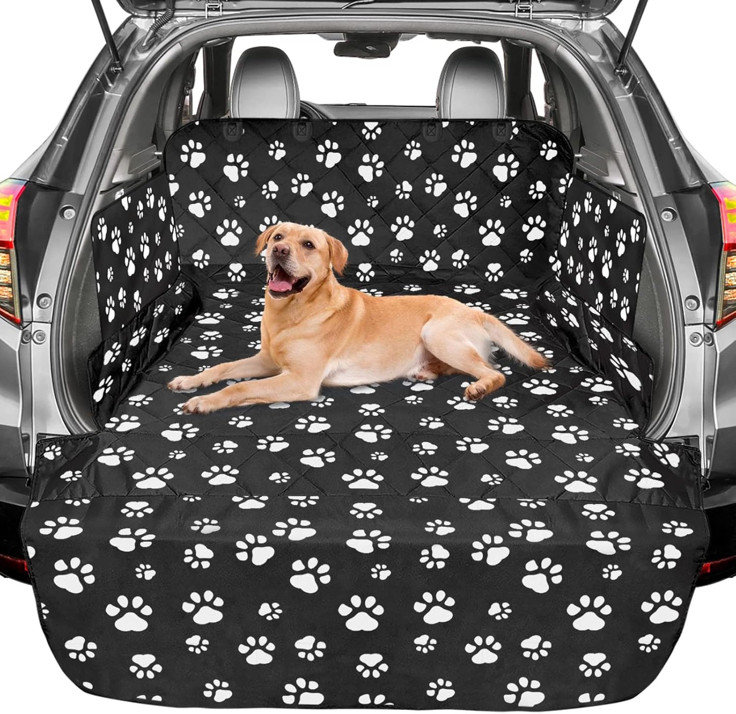 F-color SUV Cargo Liner for Dogs - Waterproof Pet Cover