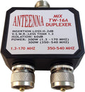 TW-16A Duplexer for VHF and UHF with SO-239 and PL-259 Connectors