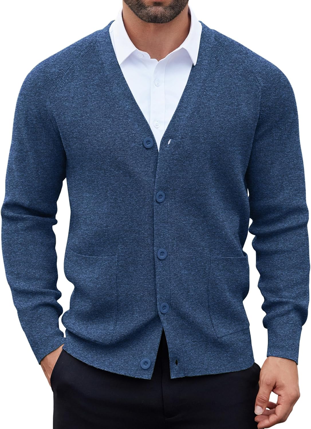 COOFANDY Men's Cardigan Sweaters for Stylish Casual Wear