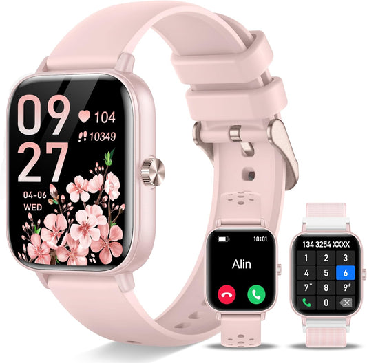 Smart Watch for Women Men with 1.83 HD Screen and 120+ Modes