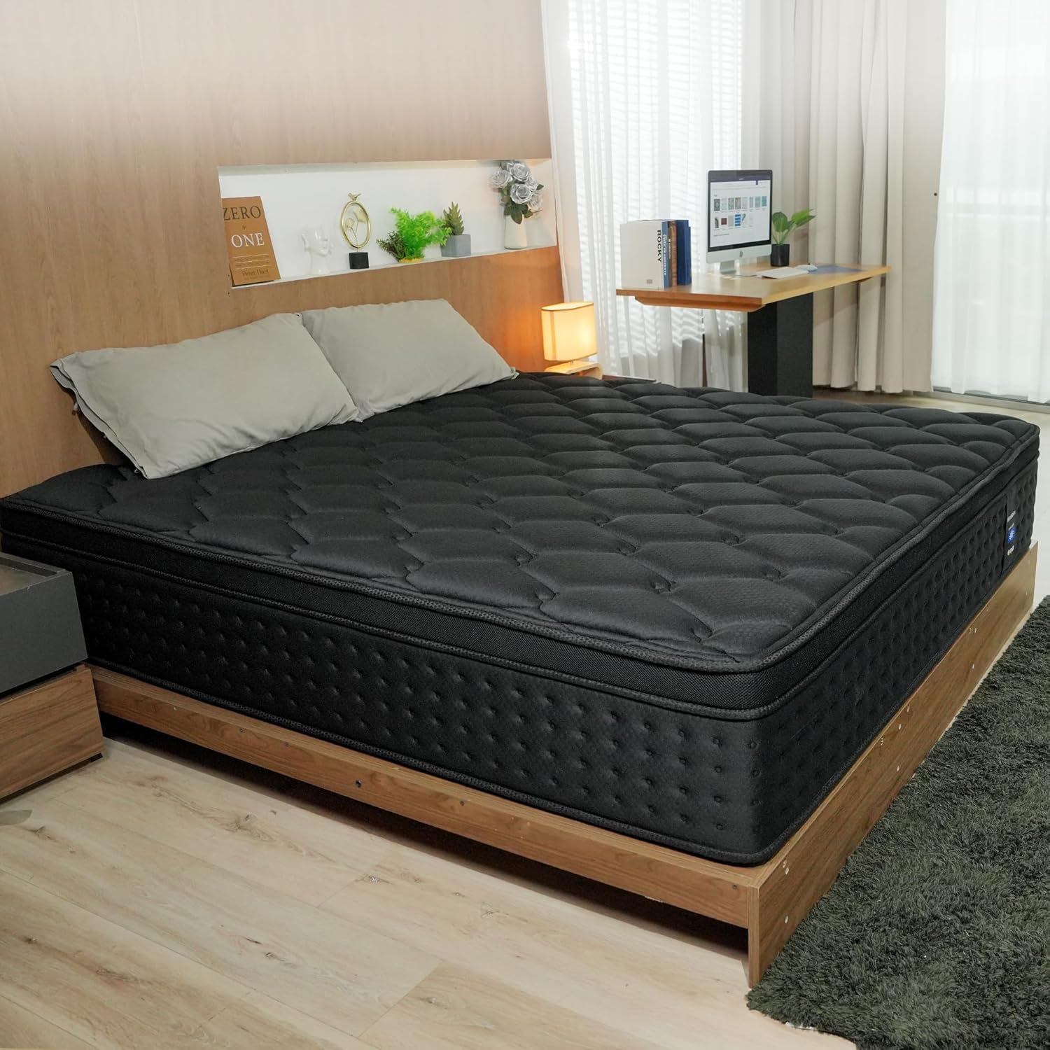 Twin Mattress 10 Inch Hybrid Memory Foam and Pocket Spring