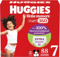 Huggies Little Movers HuggFit 360 Size 7 - 88 Count Pack