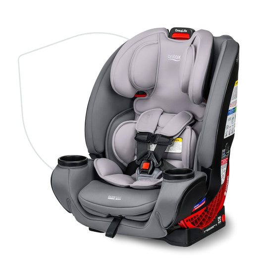 Britax One4Life Car Seat: 10 Years Use, 5-120 lbs, Rear-Facing to Booster, Machine-Washable, Glacier