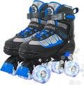 MammyGol Roller Skates for Kids Adjustable Quad Skates - Light Up