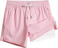 mens swim trunks with compression liner 5 in stretch beach shorts need