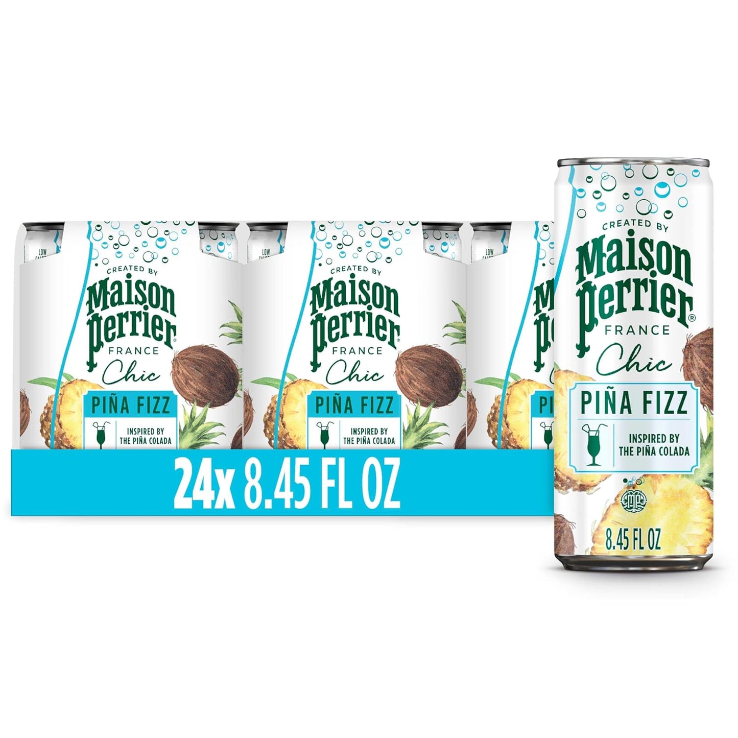Maison Perrier Chic Pina Fizz Sparkling Beverage 24-Pack