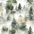 Foggy Forest Wallpaper Peel and Stick for Home Decor