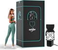 EXCEEDY Portable Home Sauna w/ 4L Steamer & Remote Control