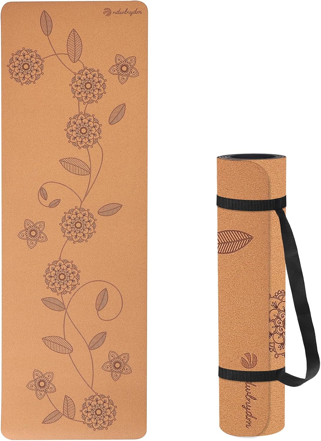 Non-Slip Eco-Friendly Cork Yoga Mat - Sweat-Absorbing!