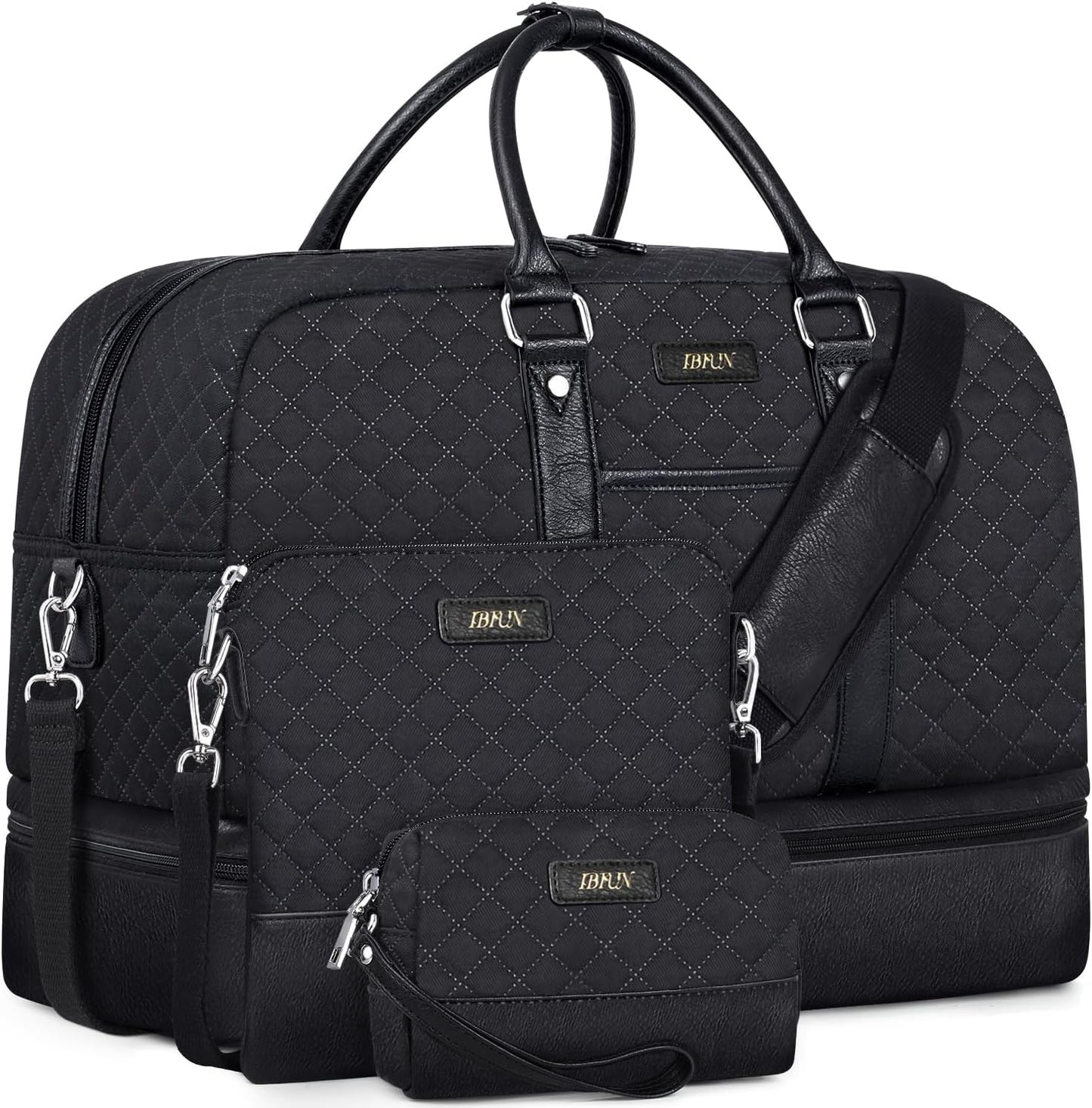 IBFUN Weekender Bags for Women: Large Travel Duffel Set