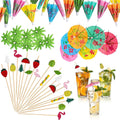 Beach Party Essential: Colorful Cocktail Decor Set