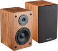 LP1 Powered Bluetooth Bookshelf Speakers Pair - Compact Stereo Sound