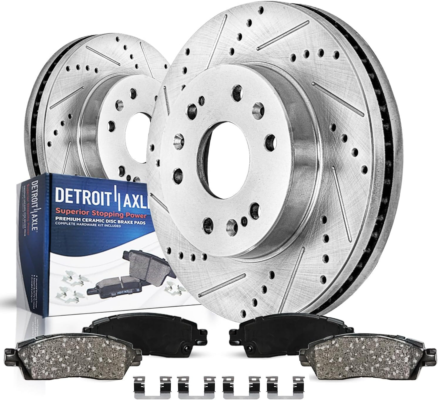 Detroit Axle Front Brake Kit for Chevrolet GMC Silverado Sierra