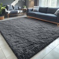 OLANLY 5x7 Machine Washable Area Rug - Soft Fluffy Shaggy Comfort