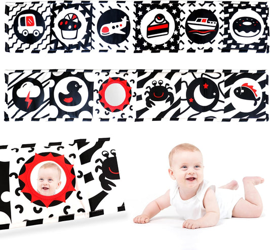 High Contrast Soft Baby Book - Boost Infant Brain Development!