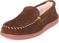 Minnetonka Men's Pile Lined Hardsole Slippers - Warm Indoor/Outdoor