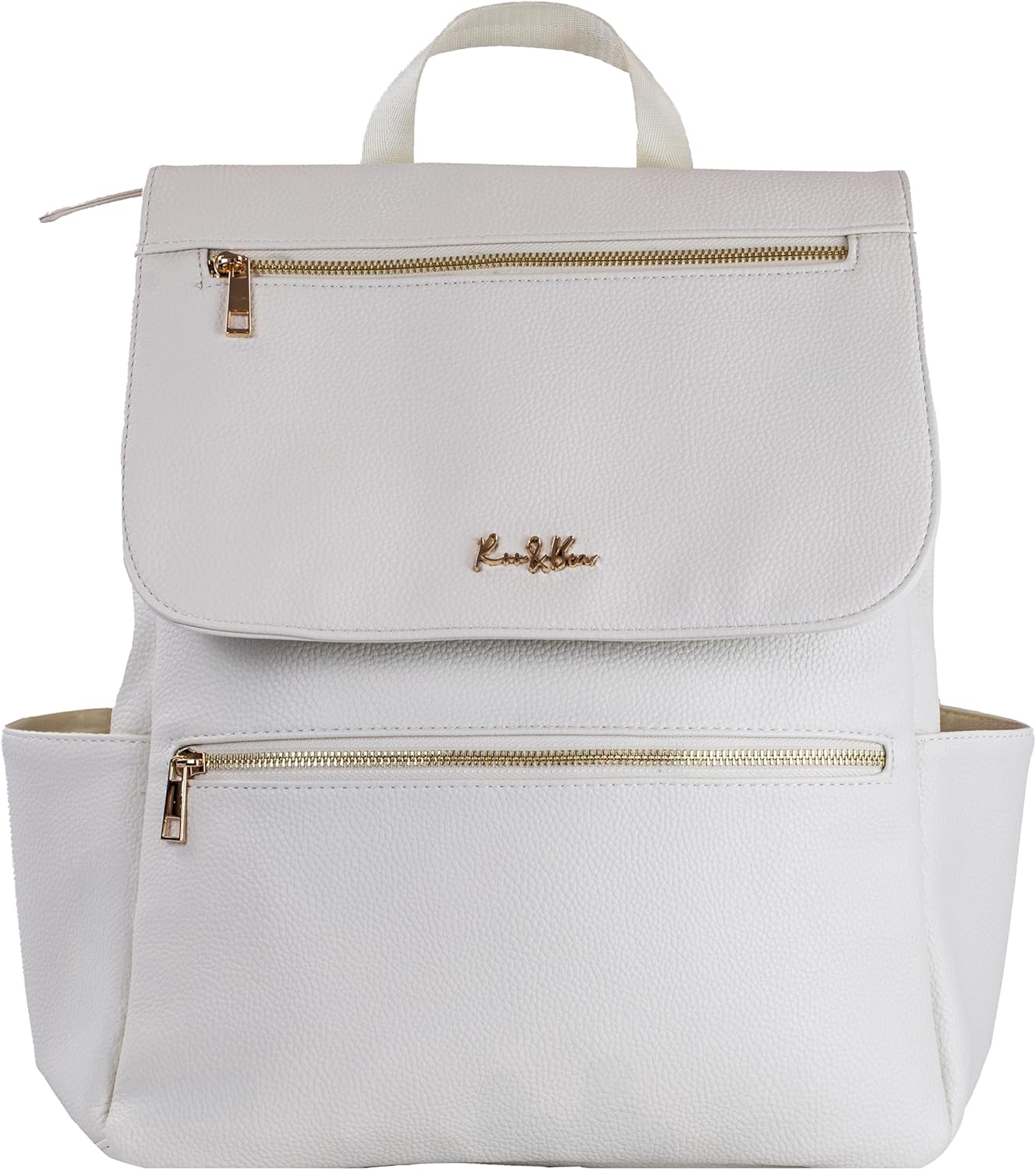 Premium Vegan Leather Diaper Bag Backpack for Stylish Parents