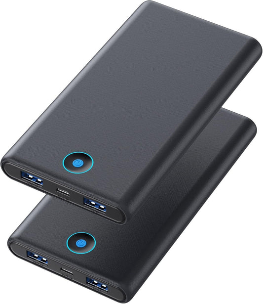 Fast Charge on the Go: FOCHEW 2-Pack 20000mAh Power Bank