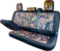 Mossy Oak Camo Truck Bench Seat Cover - Durable 600D Oxford Protection