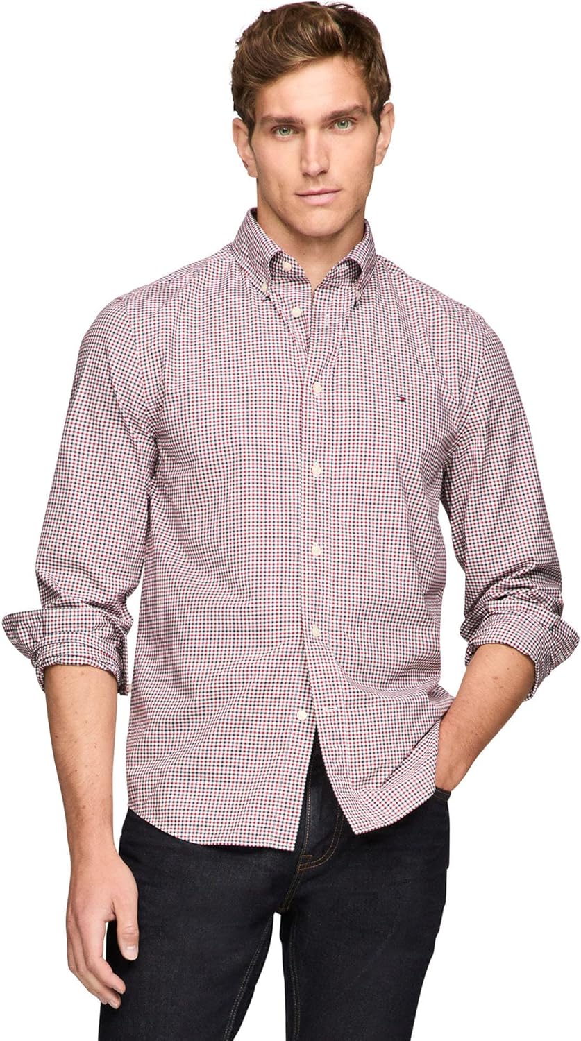 Tommy Hilfiger Long Sleeve Poplin Regular Fit Button Down Shirts