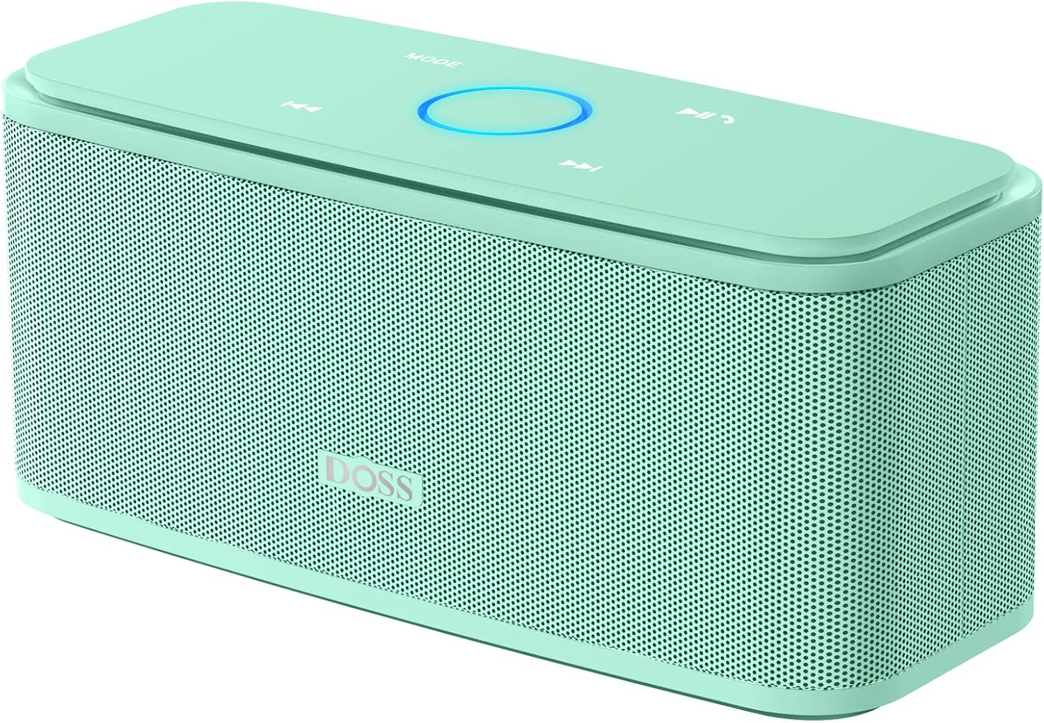 DOSS SoundBox Touch: 12W HD Sound, IPX5 Water-Resistant, 20H Playtime - Green
