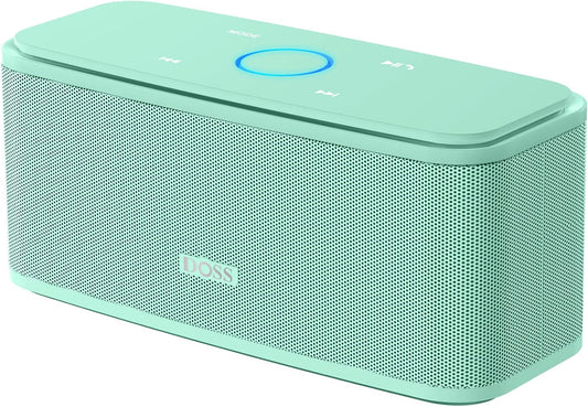 DOSS SoundBox Touch: 12W HD Sound, IPX5 Water-Resistant, 20H Playtime - Green