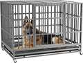 Heavy Duty Indestructible Dog Crate 48/38 in - Escape Proof Kennel
