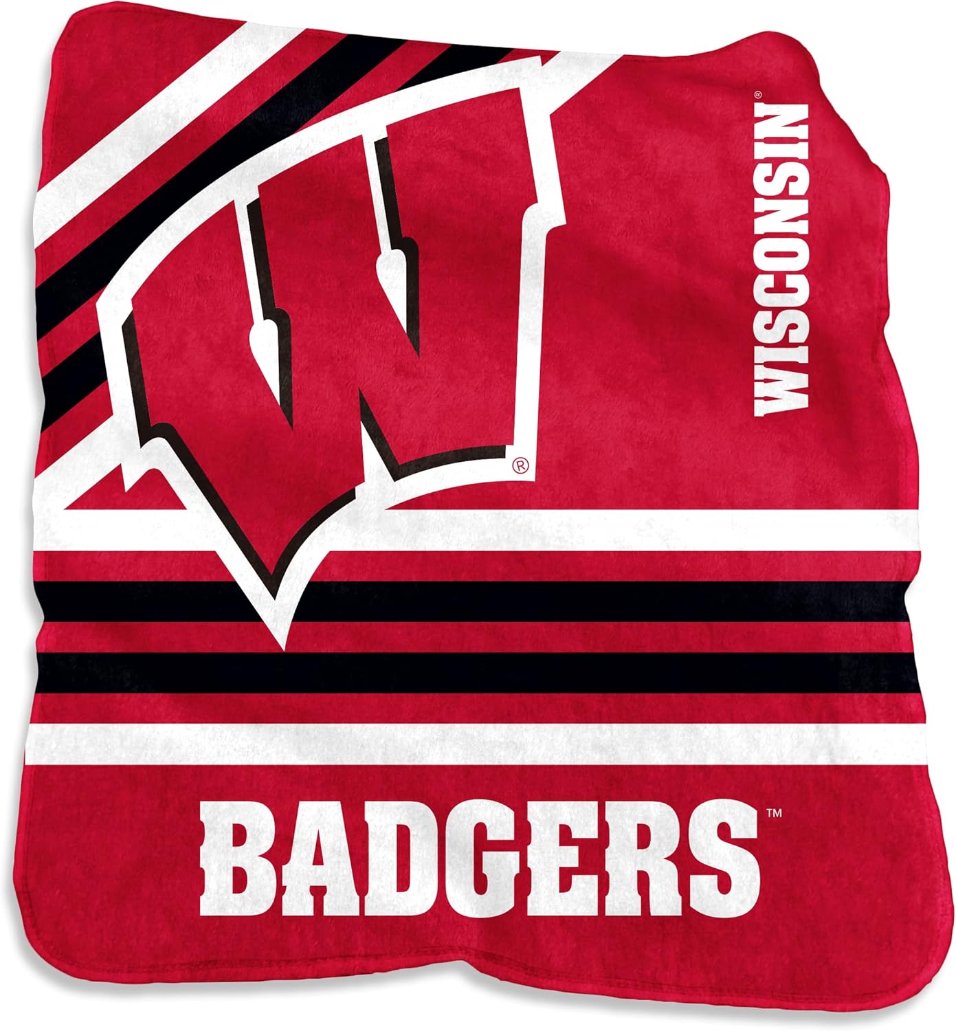 NCAA Raschel Throw Blanket 50 x 60 Soft Fleece for Game Day