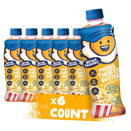 6-Pack Kernel Season's Movie Theater Popcorn Oil
