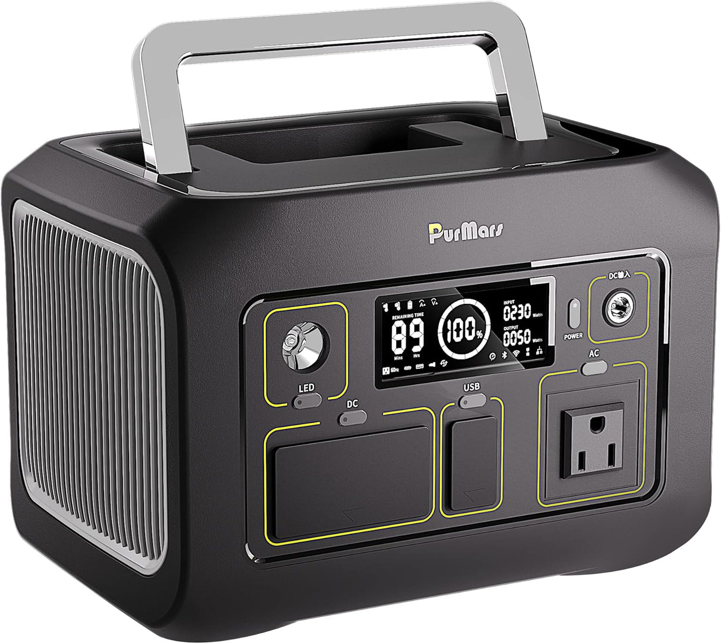 PurMars 288Wh Solar Power Station: Portable & Reliable Energy Source