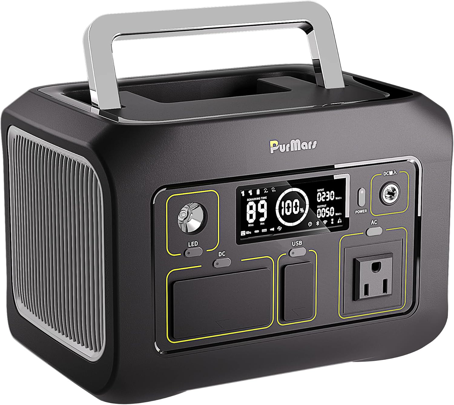 PurMars 288Wh Solar Power Station: Portable & Reliable Energy Source
