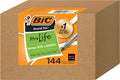 144-Pack BIC Round Stic Xtra Life Ballpoint Pens - Writing Comfort!