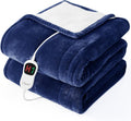 Homemate Electric Heated Blanket Twin - Fast Heating, 10 Levels