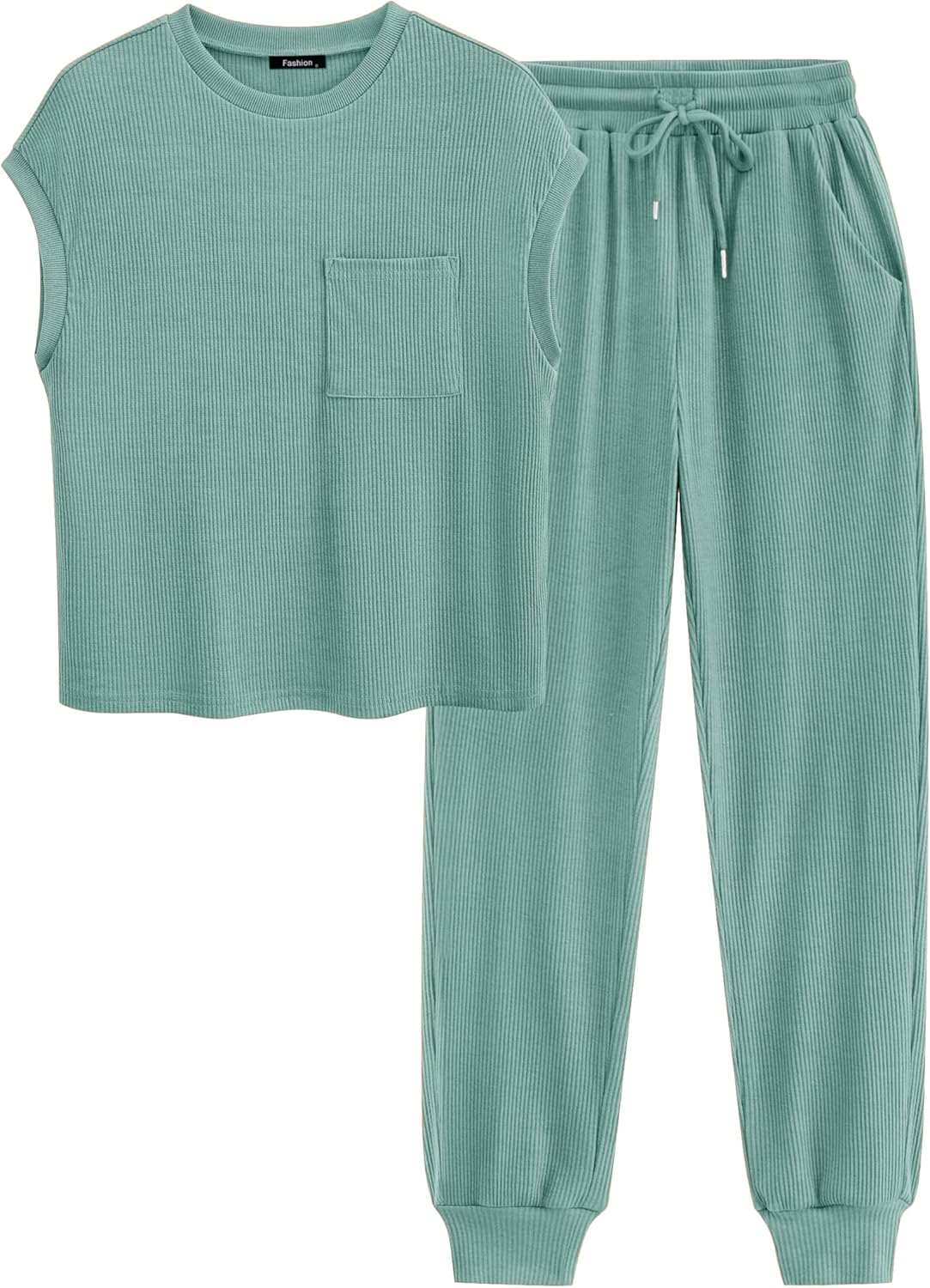 BTFBM Women's Two Piece Tracksuit for Summer Comfort and Style