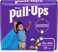 Pull-Ups Boys' Potty Training Pants Size 3 12-24M - Easy-Open Training