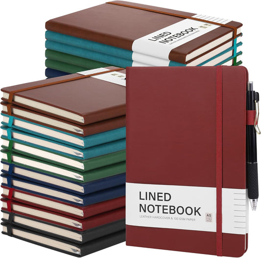Aodaer 30 Set Lined Notebook Journals with Pens for School