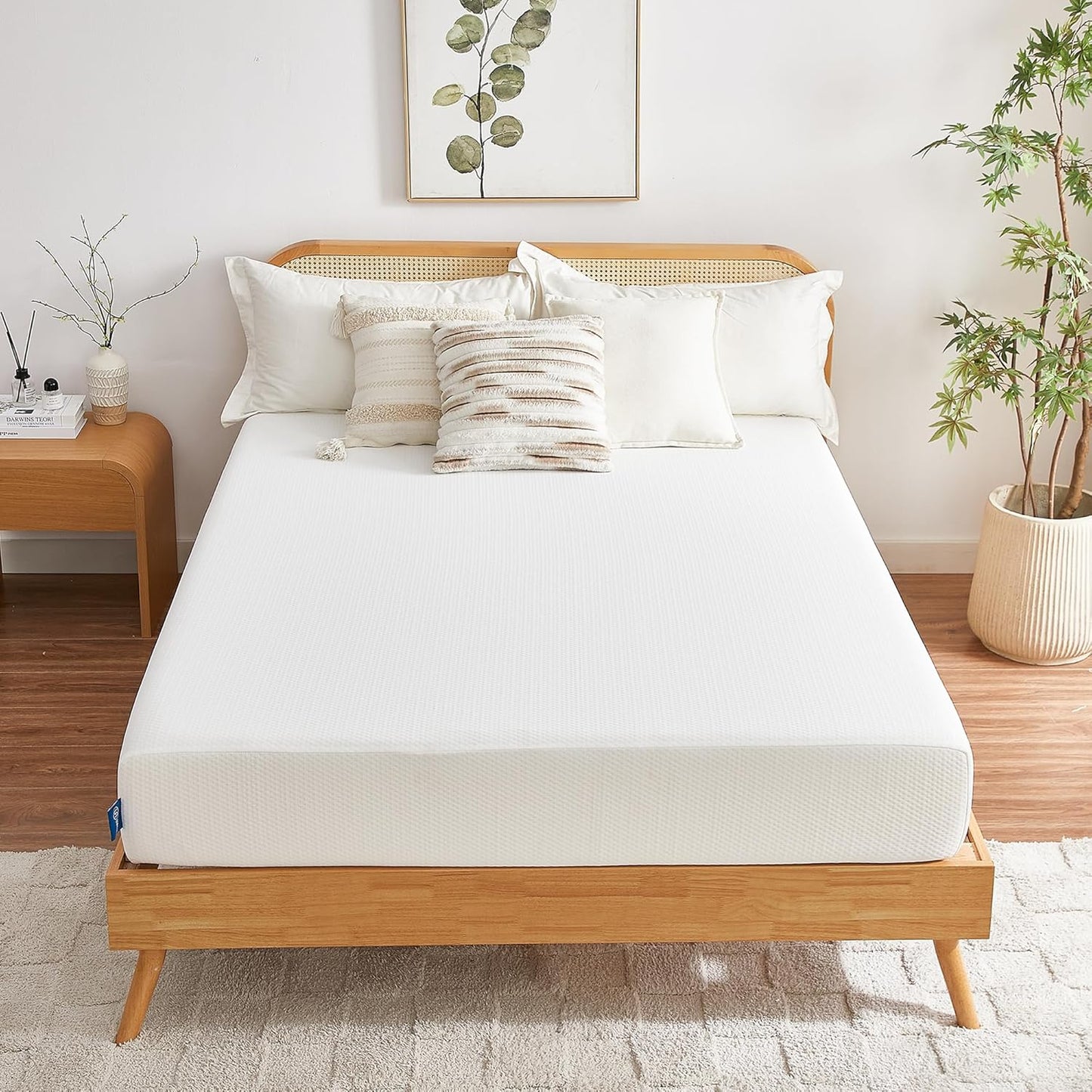 King Mattress 12 Inch Memory Foam for Pressure Relief Comfort