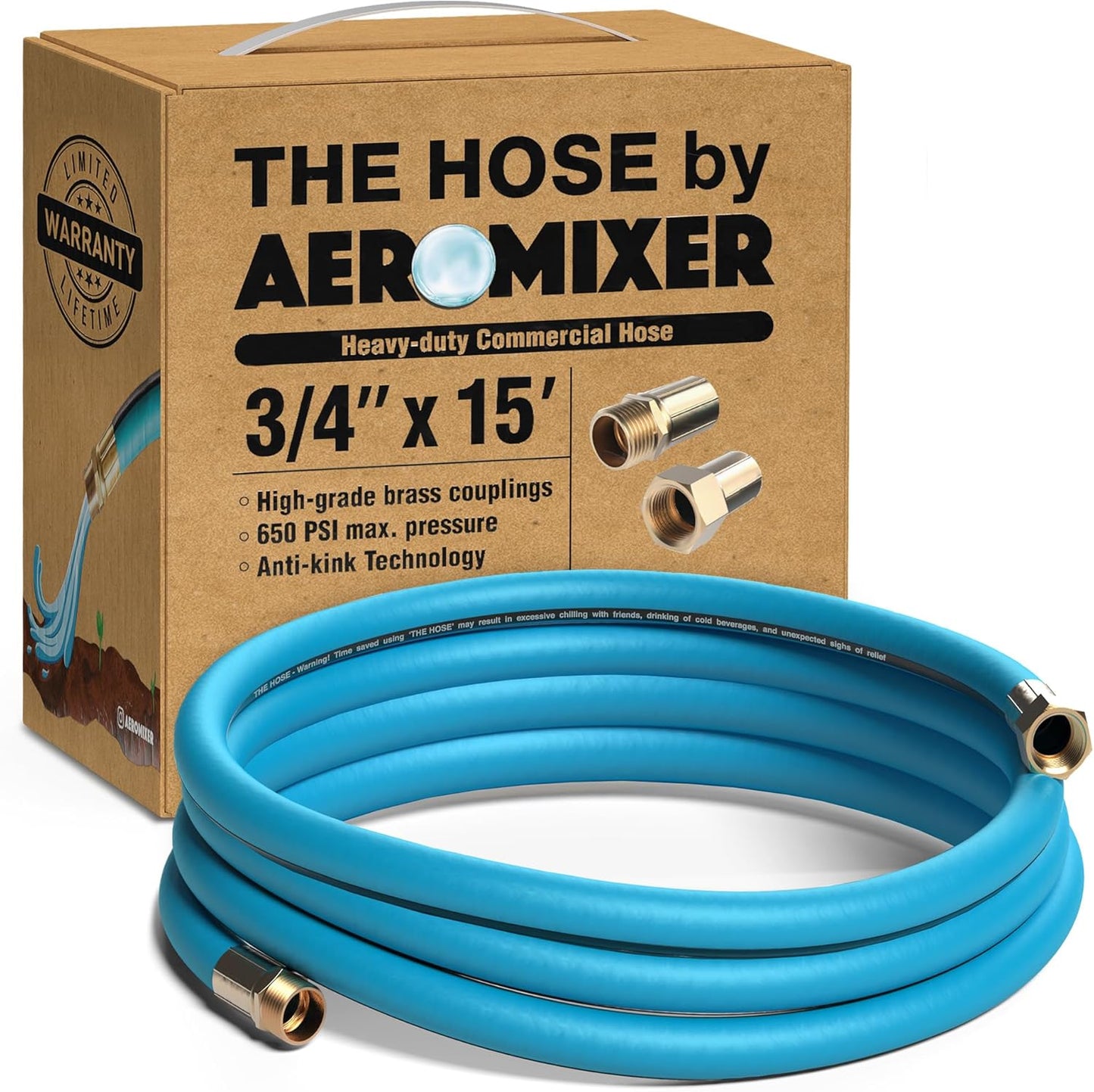 Aeromixer THE HOSE - 3/4 Inch Garden Hose 15 Feet Review