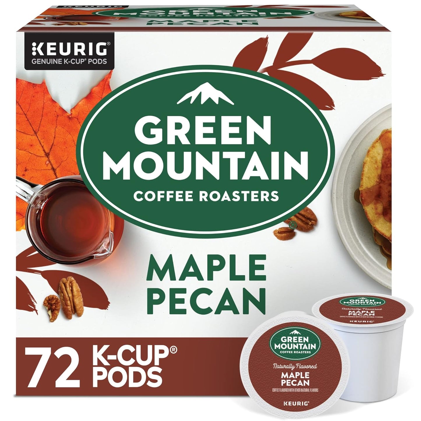 72-Count Green Mountain Maple Pecan K-Cup Pods