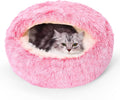 Calming Dog Bed with Hooded Cat Cave Cover - Removable Washable M