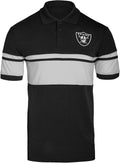 FOCO Men's NFL Team Logo Polo Short Sleeve Shirt - Game Day Ready