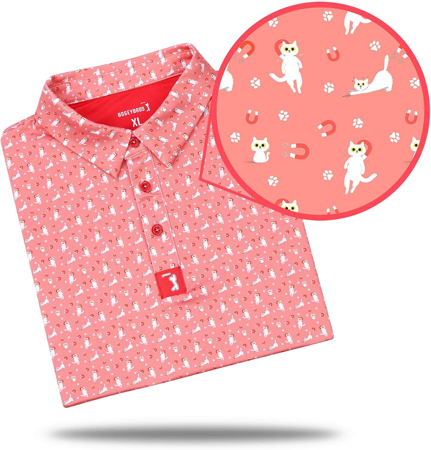 Funny Golf Polo Shirts with UPF 50 Protection for Men
