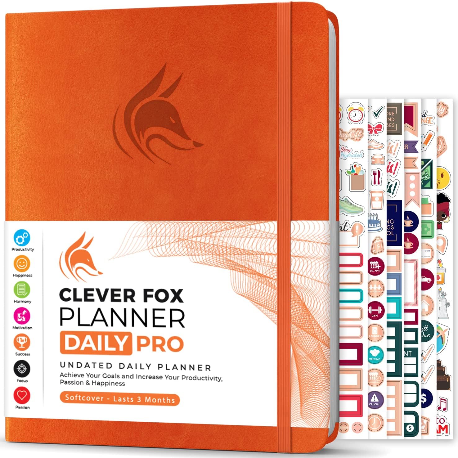 Clever Fox Planner Daily PRO - A4 Size Daily Life Planner
