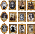 3D Changing Face Halloween Portraits - Vintage Moving Wall Pictures