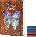 College Ruled Journal for Women B5 3D Butterfly Embossed Hardcover