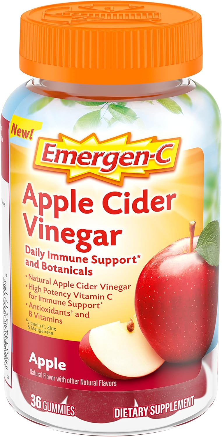Immune Boost: Emergen-C ACV Gummies - Apple
