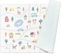 Reversible Play Mat 82 x 55 - Thick Soft Foam Floor Mat for Kids