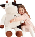 IKASA Giant Cow Stuffed Animal 30in Plush Toy - Large Soft Cuddle
