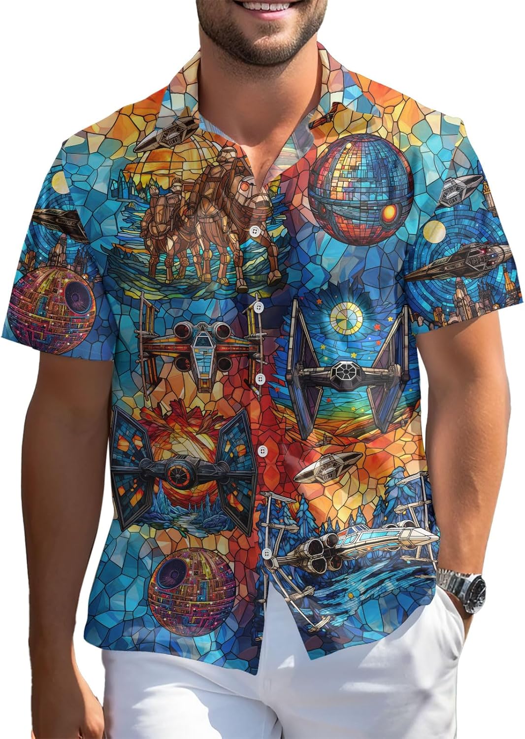 99TIMORO Wars Movie Hawaiian Shirt for Trendy Summer Style